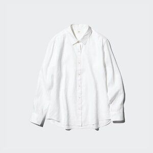 Uniqlo Linen Shirt - White - Brand new without tags